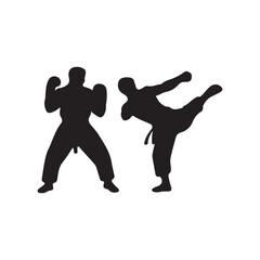 Fototapeta premium Creative Set Of Illustration Boxing Logo Design