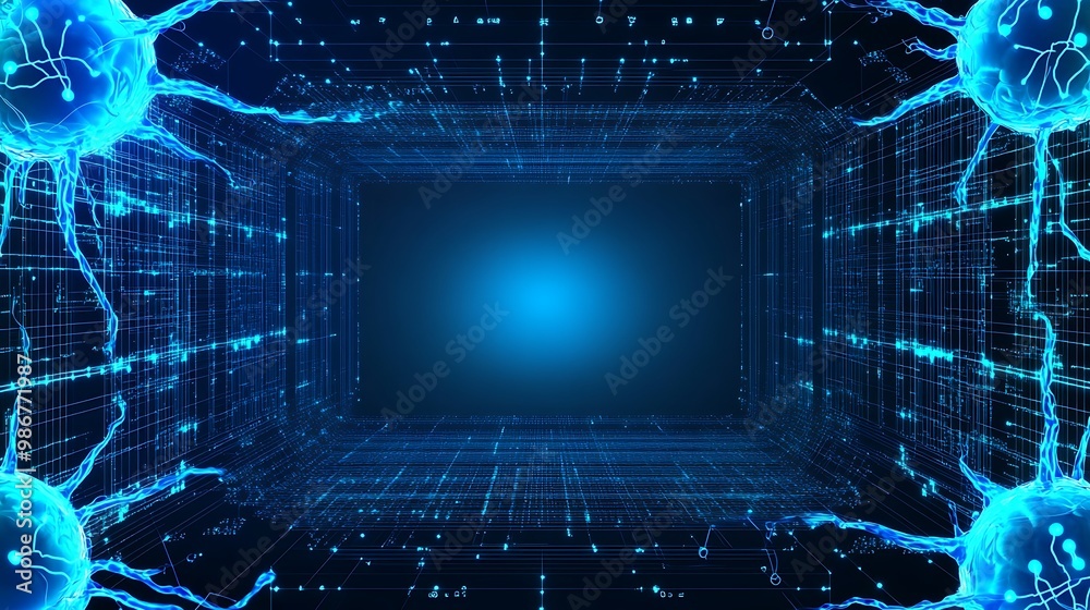 Poster Abstract digital neural network tunnel.