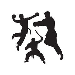 Fototapeta premium Creative Set Of Illustration Boxing Logo Design