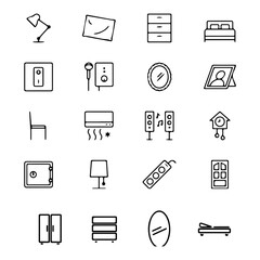 Home Furniture Icon Set