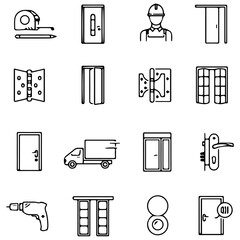 Home Furniture Icon Set