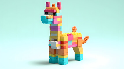 Llama Toy 3d cartoon