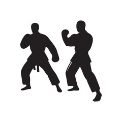 Creative Set Of Illustration Boxing Logo Design