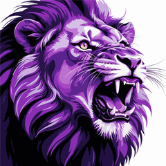 A vector and PNG of lion