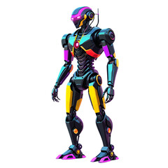 A modern robot, PNG