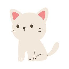 Kitten cartoon animal