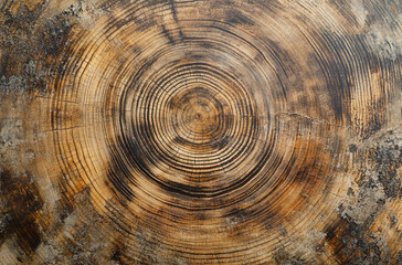 Fototapeta premium wood grain cross section texture background