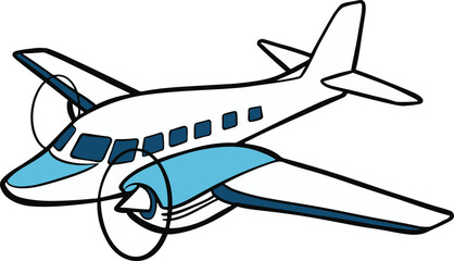 white Propeller plane flying transport
