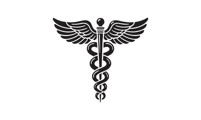 caduceus medical icon. vector illustration
