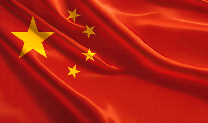 chinese flag for national Day or Independence Day of china