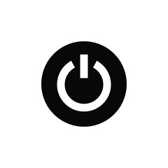 Power icon vector. Power Switch sign and symbol. Electric power icon.