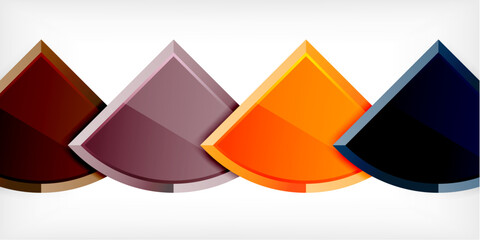 Glossy circles geometric background. Vector Illustration For Wallpaper, Banner, Background, Card, Book Illustration, landing page