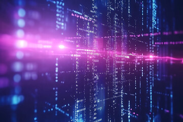 Obraz premium Predictive analytics retail technology visualized in an abstract design illustrating how AI forecasts trends and guides strategic retail decisions