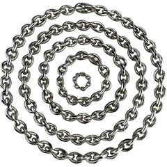 Obraz premium chain pattern on transparent background png