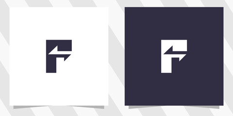 Fototapeta premium letter f logo design vector
