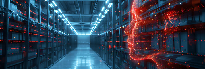 Obraz premium Retail technology personalized through AI shopping experiences where artificial intelligence tailors product recommendations promotions and customer interactions