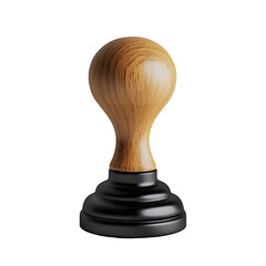 Photography of a Barista Coffee Tamper Object Isolated on Clean White Background