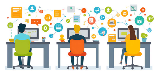 Smart call center solutions AI where artificial intelligence optimizes call routing analyzes agent performance and enhances customer satisfaction through realtime insights