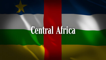 中央アフリカの国旗に国名