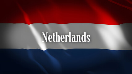 オランダの国旗に国名