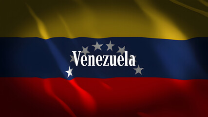 ベネズエラの国旗に国名