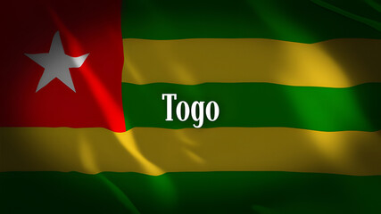 トーゴの国旗に国名