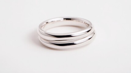 Adjustable ring with a double-wrap design, blending comfort and style