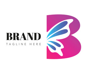Butterfly logo icon design template elements. Usable for Branding and Business Logos.