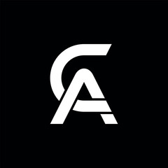 Letter Ac logo icon modern and luxury