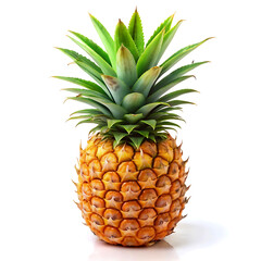 pinapple isolated on white background