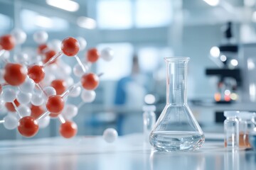 Exploring Innovations in Biotech: Researchers at Work in a Modern Laboratory Environment