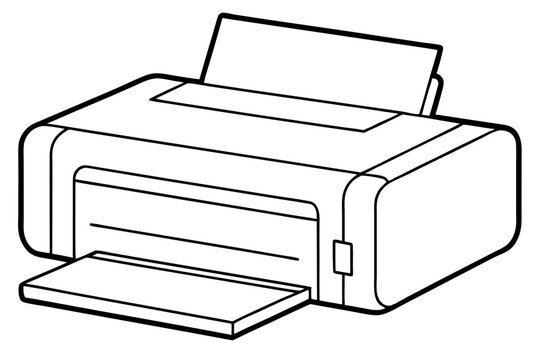 recommend clip art: Printer outline vector, Home printer continuous line drawing, scanner, fax, photo printer, copier.
                    
                    
                    
                    