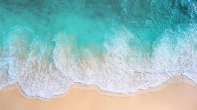 The view of the beach is very beautiful and clean, which is very refreshing to the eyes. seamless looping time-lapse virtual 4k video Animation Background.	
