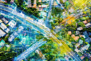 Wastetoenergy conversion waste management powered by AI visualized in a collage that highlights AIs role in converting waste into renewable energy