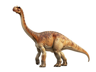 High Quality Brachiosaurus Dinosaur Isolated on Transparent Background for Paleontology Projects