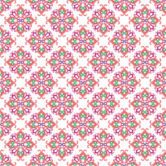 Damask seamless pattern. Wallpaper, cover, wrapping, fabric and clothing.