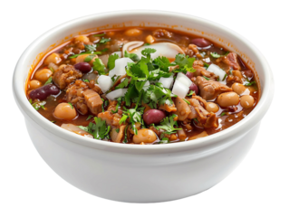 Mexican Pozole Isolated on Transparent Background for Animations