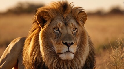 Fototapeta premium portrait of a lion
