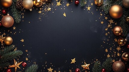 New Year 2025 with empty space