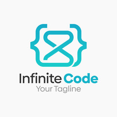 Infinite Code Logo Design Template. Good for Business, Agency, Community and Organization