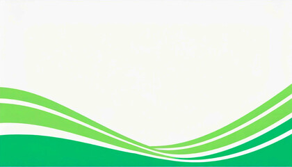 An illustration with green streamlined patterns on a white background.