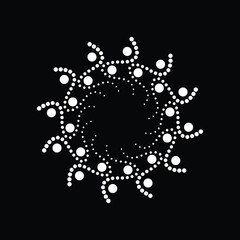 dots geometric pattern vector illustration. tshirt,icon,design element and other uses.