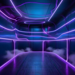 Naklejka premium abstract fractal background