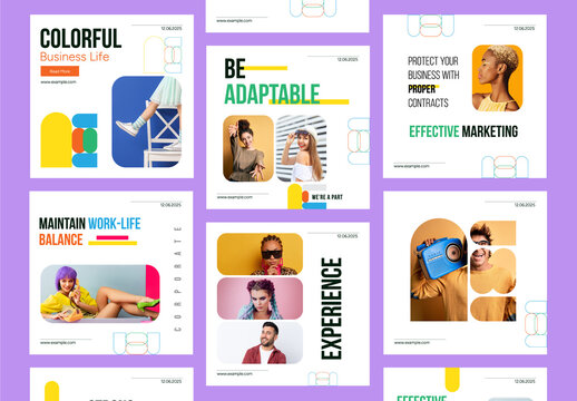 Corporate Social Media Post Design