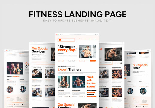 Fitness Landing Page