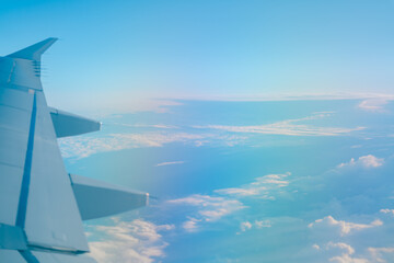 飛行機から見えるアイスランドの風景