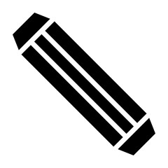 Wooden Dowels Vector Glyph Icon Design