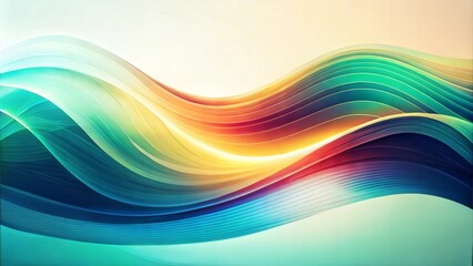 Dynamic Abstract Background with Overlapping Shapes