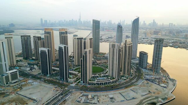 Dubai Creek Harbour Drone Video Emaar