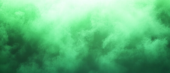 A mesmerizing swirl of green mist creates an ethereal atmosphere, perfect for backgrounds or artistic projects.
